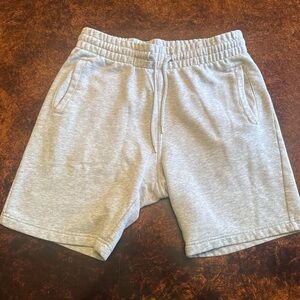 Light Gray Athletic sweat shorts